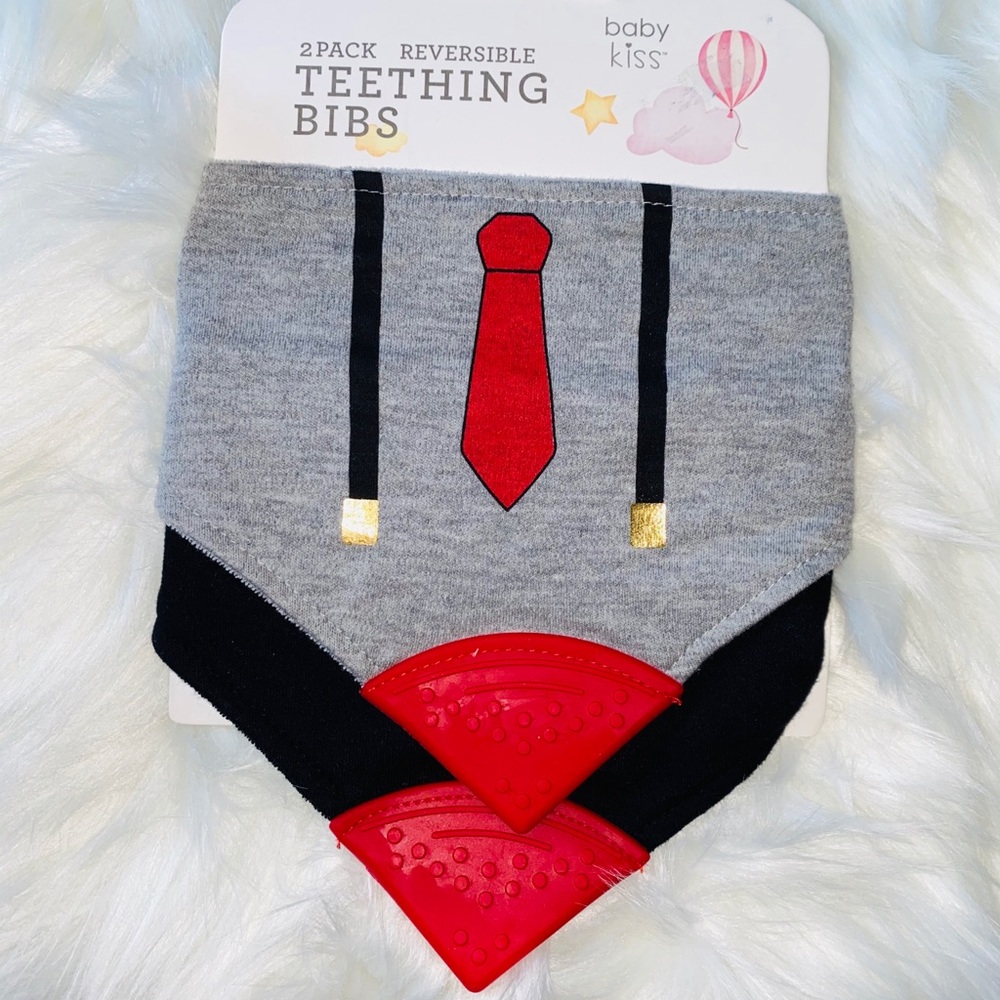 New baby boy teething bibs